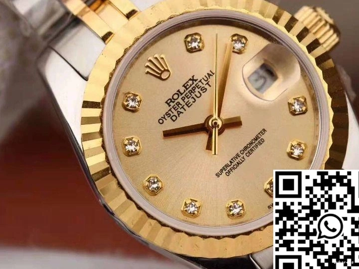 Datejust Rolex Dial Lady 892 28mm Gold MoistureWicking 18K 0709